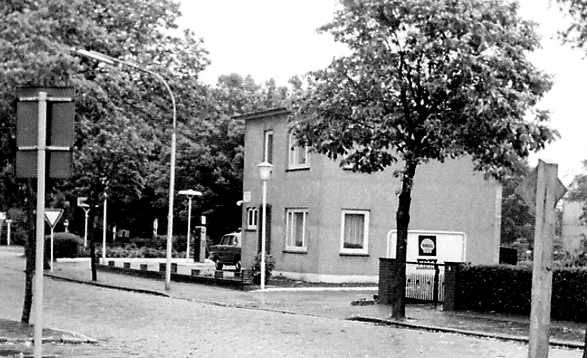 Tankstelle, Foto Paul Ausborm 1964