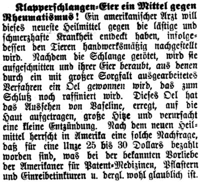 Datei:1895.08.24-Klapperschlangeneier gegen Rheumatismus.jpg