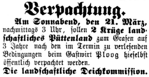 Datei:1891.03.21-Püttenland zu verpachten.jpg