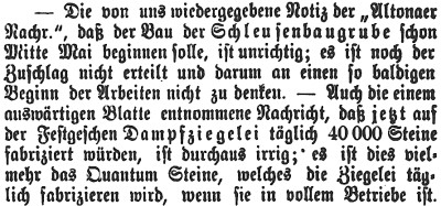 Datei:1889-04-13gray0262a Notiz über Beginn der Bau der Schleuse ist unrichtig.jpg