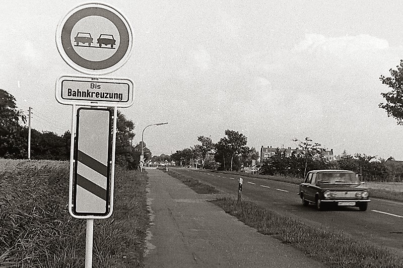 Hintergrund der graue Esel, Foto Paul Ausborm ca. 1971
