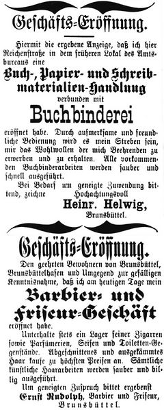 Datei:1894-10-13gray0126a Geschäftseröffnungen Buchbinderei und Friseur.jpg