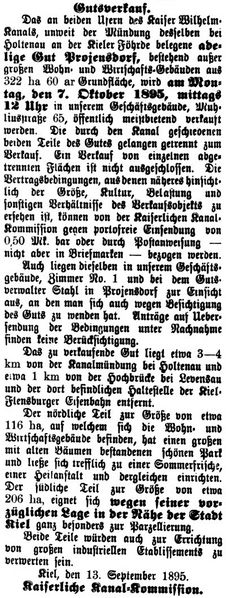Datei:1895.09.24-Verkauf Gut Projensdorf.jpg