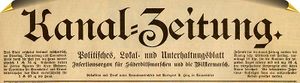 Kanal-Zeitung 1888