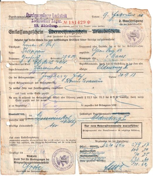 Datei:Entlassungsschein 1920.JPG