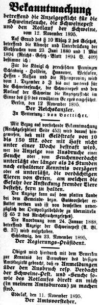Datei:1895.12.17-Betrifft Schweinepest.jpg