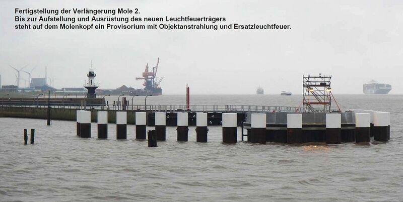 Datei:2013-Mole2-27-Molenkopf mit Ersatzfeuer.JPG