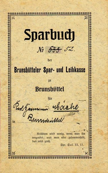 Datei:Sparbuch K.H.Mähl-1925.jpg